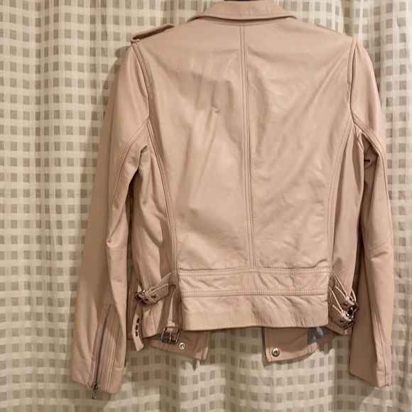 Rebecca Minkoff light PINK Leather Jacket - Picture 6 of 6